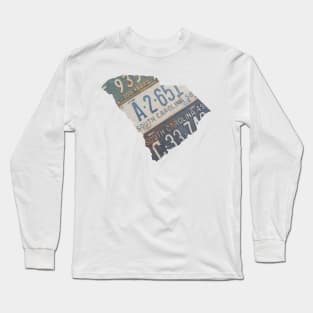 Vintage South Carolina License Plates Long Sleeve T-Shirt